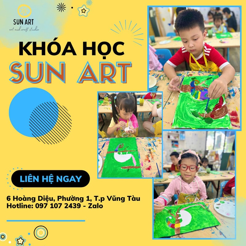 Trung Tâm Dạy Vẽ Sun Art Studio Tại Vũng Tàu