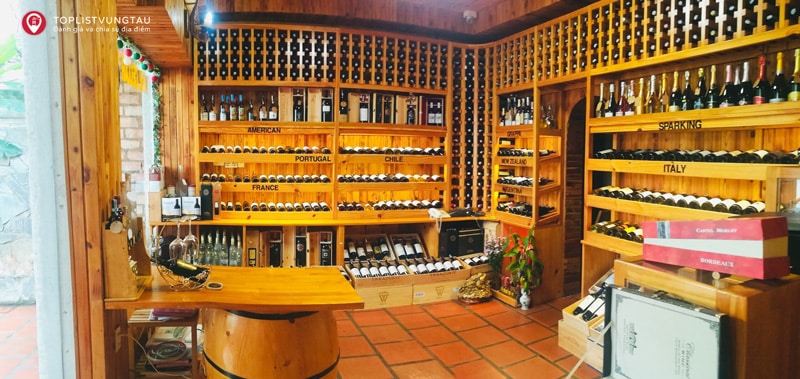 Cửa hàng rượu vang Wine Cellar tại Vũng Tàu