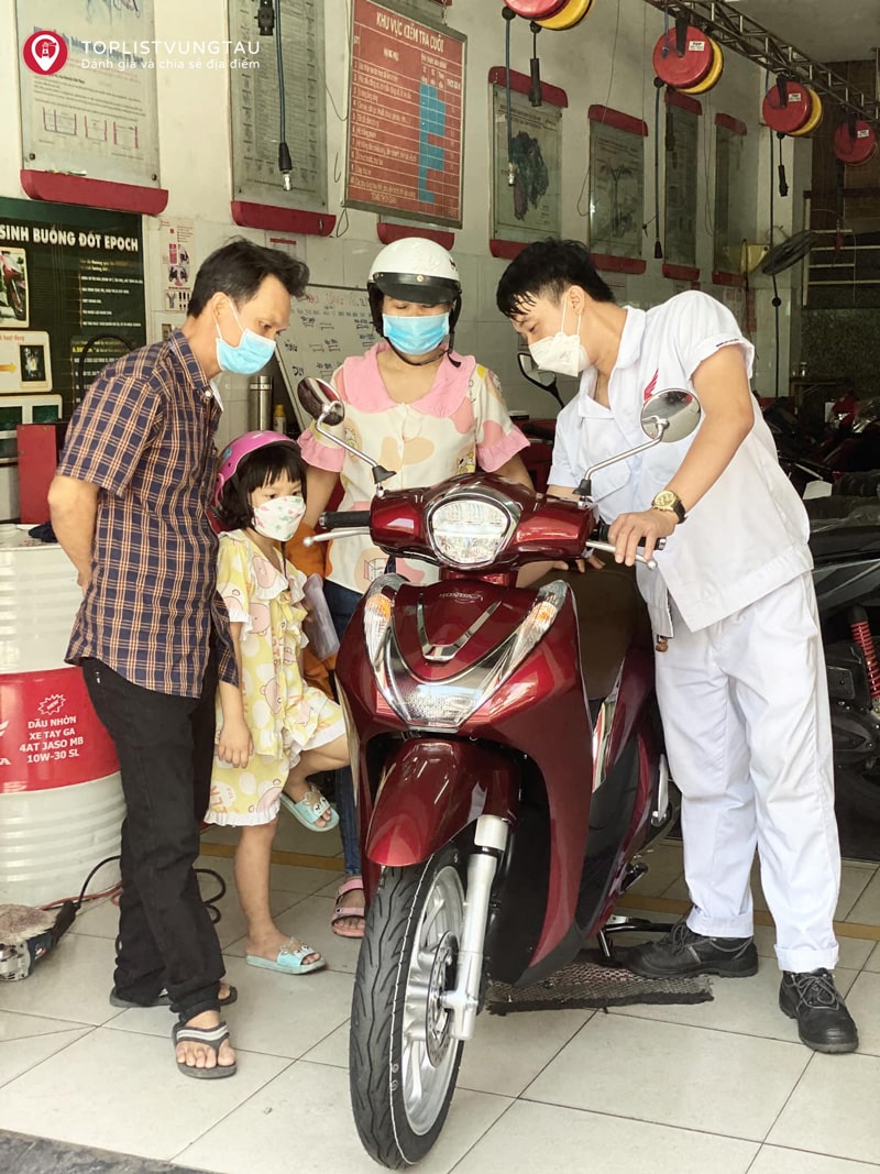 Trung tâm bảo dưỡng xe máy Lộc Ngân tại Bà Rịa Vũng Tàu